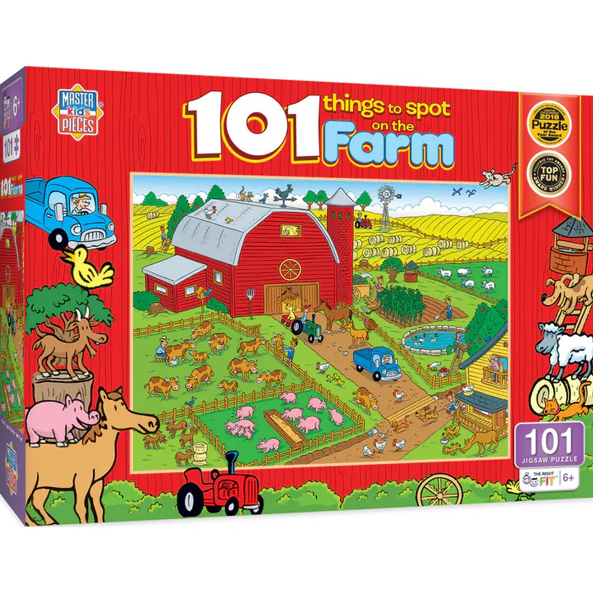 101 Things to Spot on a Farm - 101 PC Puzzle 11714