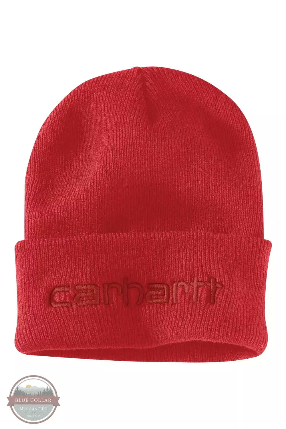 104068 Knit Insulated Logo Graphic Cuffed Beanie