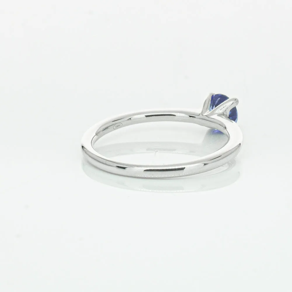 18ct White Gold .77ct Sapphire Melba Ring