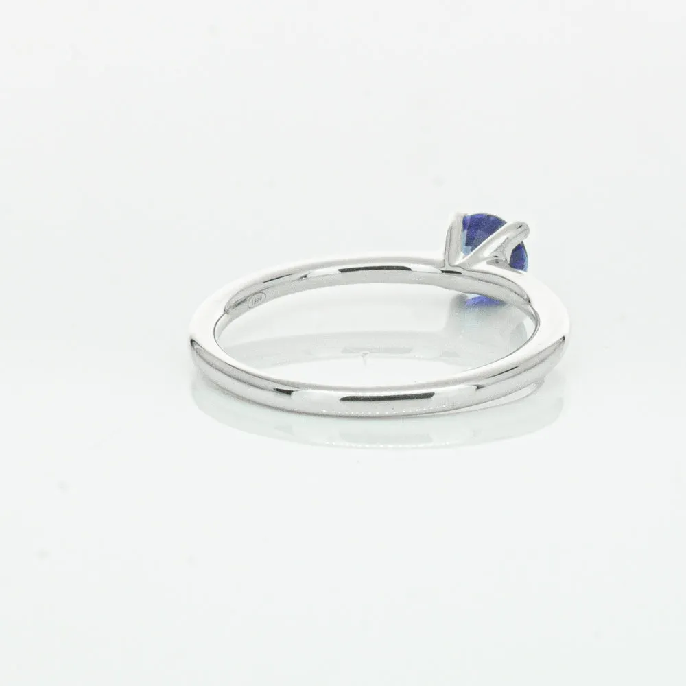 18ct White Gold .77ct Sapphire Melba Ring