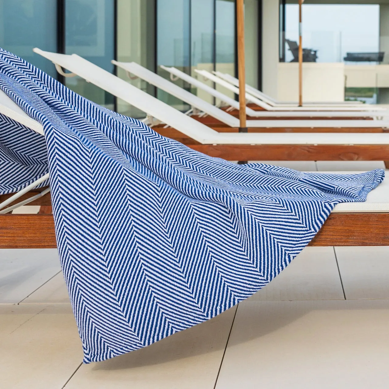 370 - Nantucket Herringbone Throw