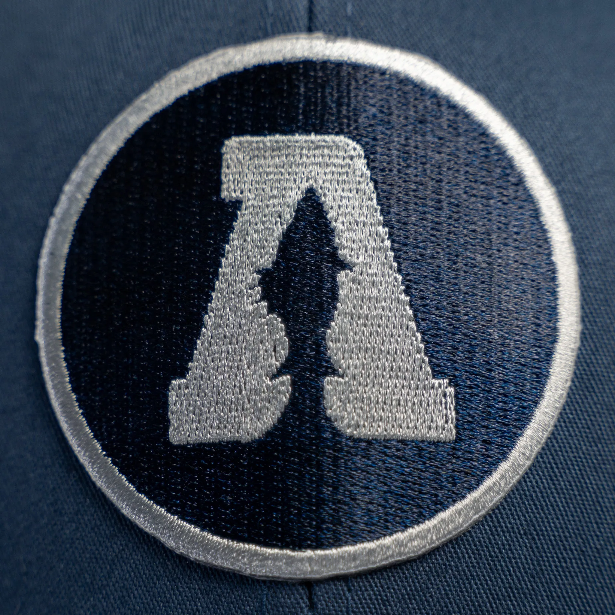 'A is for Anglers' Trucker - Navy & White