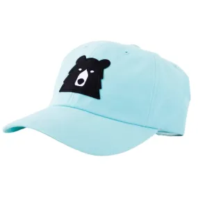 Adult Camp Hat - Mint w/Black Bear