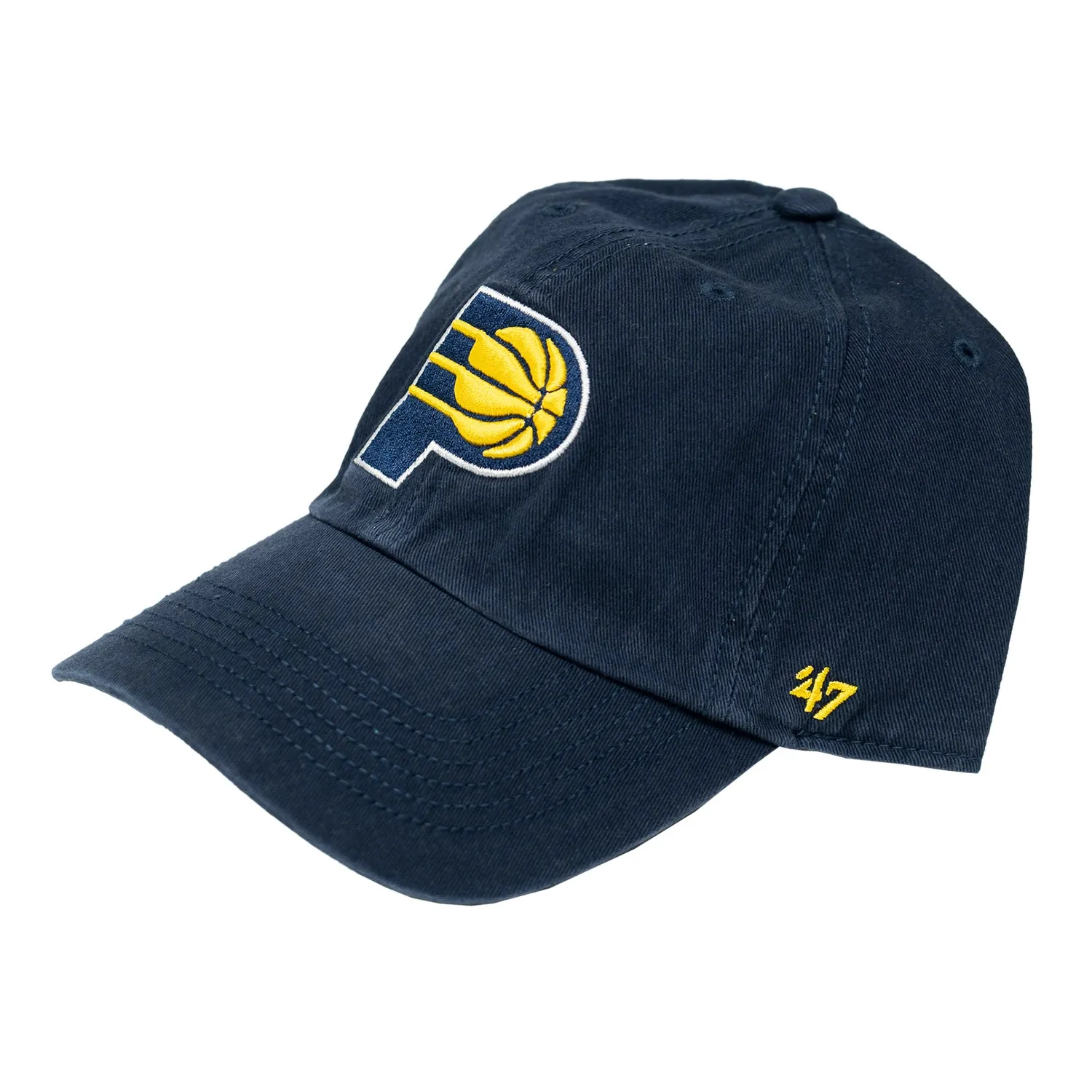 Adult Indiana Pacers Primary Logo Franchise Hat in Navy by 47'