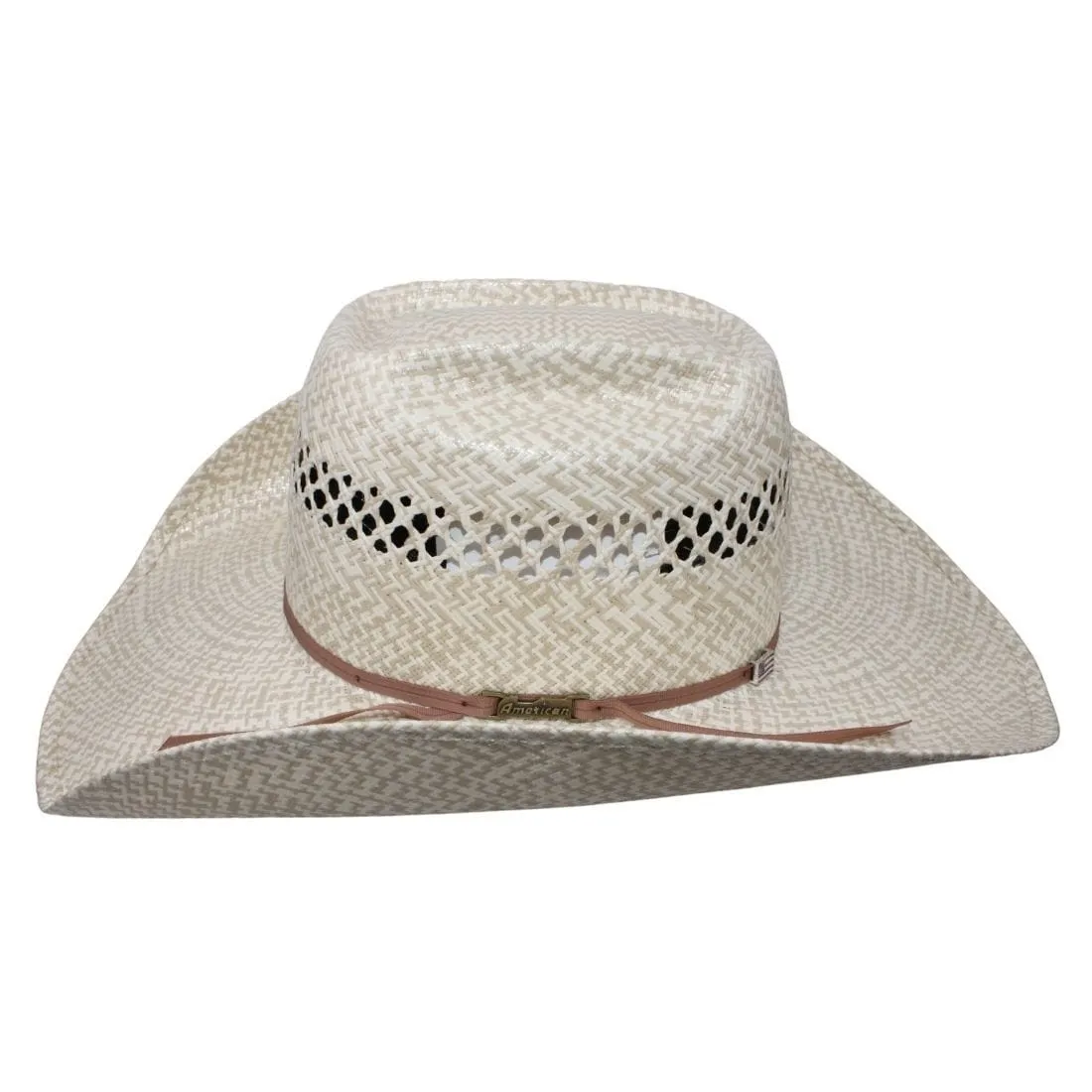 American Hat Tuff Cooper Straw Hat S-UN Crown