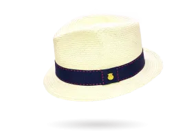 'ASCOT' SMART PANAMA HAT SMALL BRIM