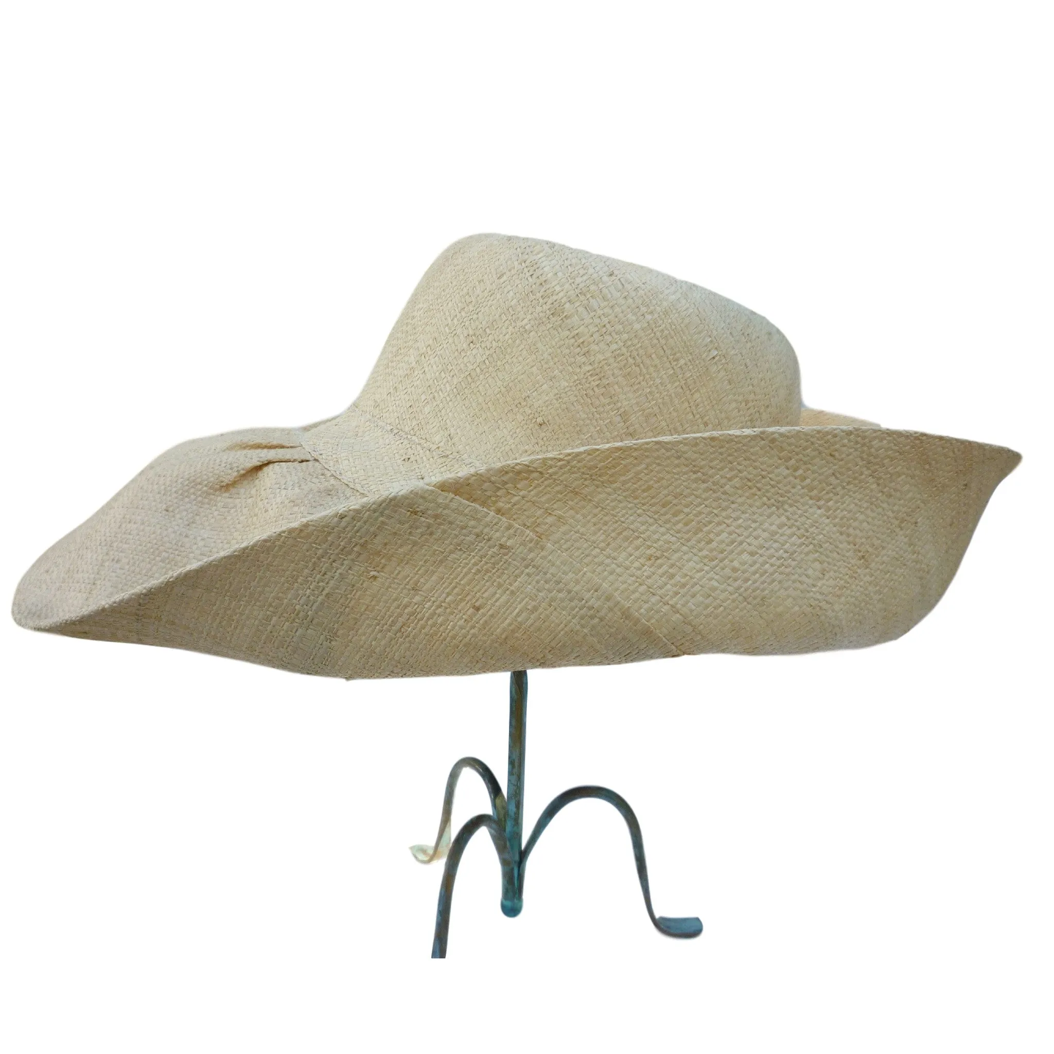 AUDREY | Natural Raffia Hat | 5" Shapeable  Brim | UPF50