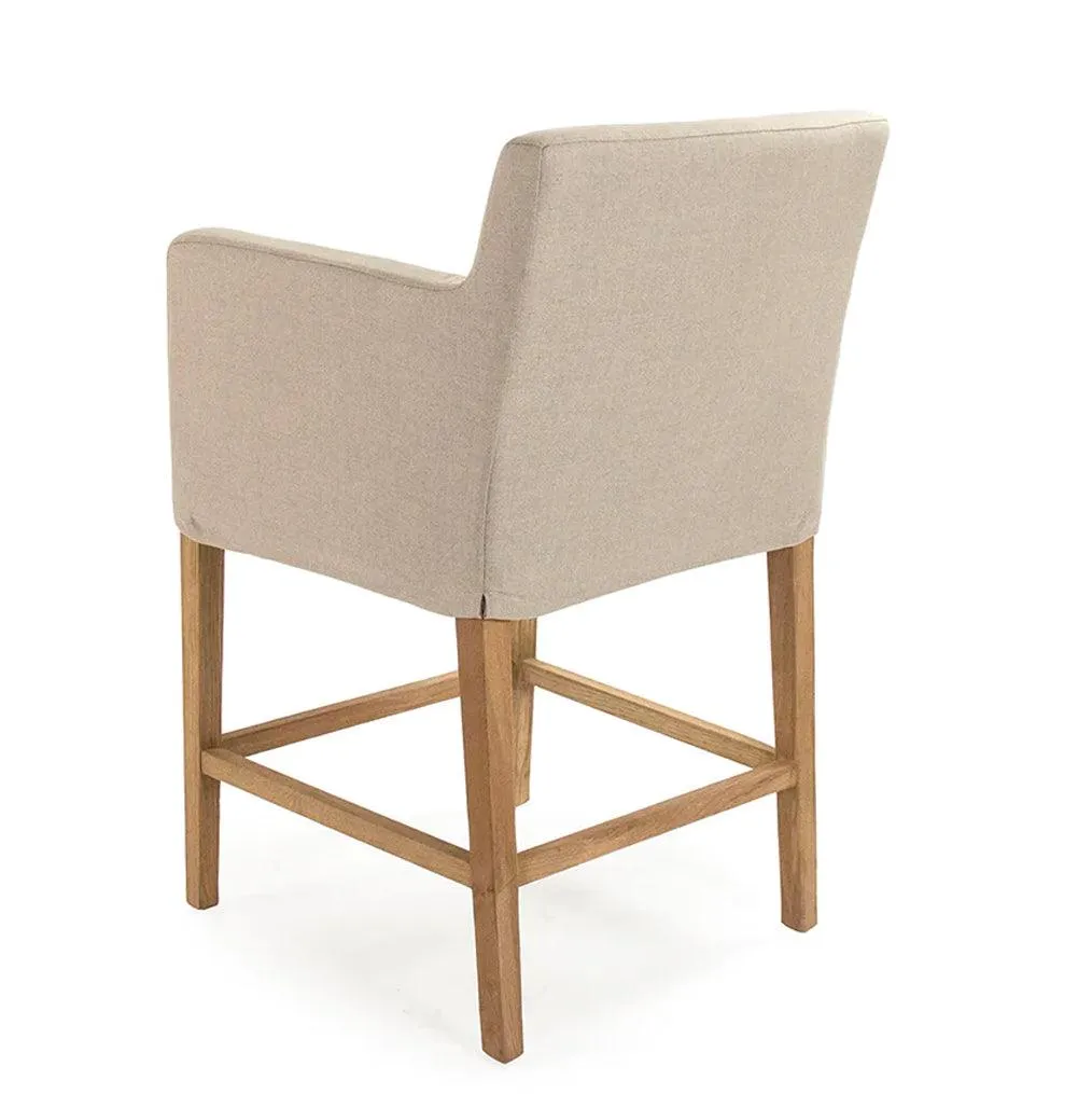 Avignon Natural Slipcover Counter Stool