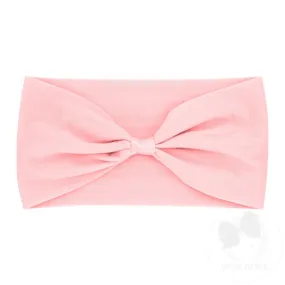 Baby Girls Nylon Add-a-Bow Band | Light Pink