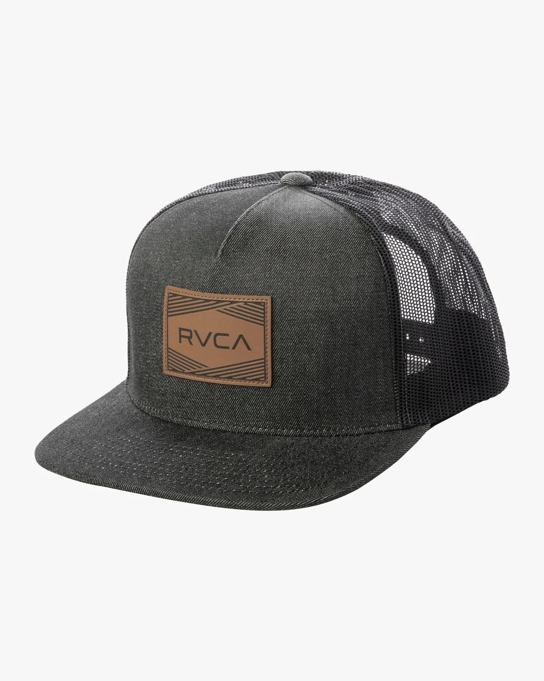 Badge Trucker Hat - Charcoal