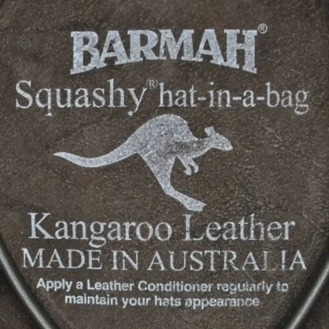 Barmah Squashy Roo Leather Hat