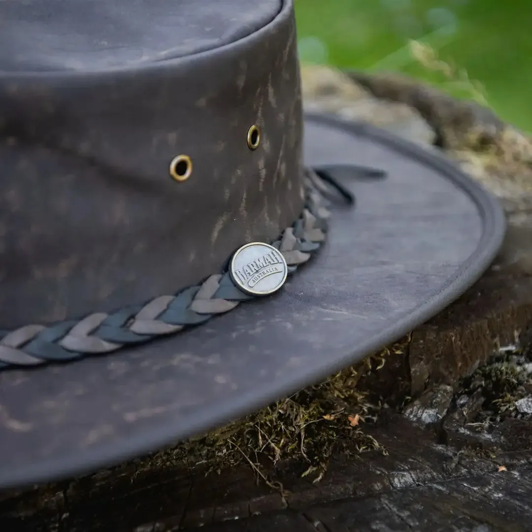 Barmah Squashy Roo Leather Hat