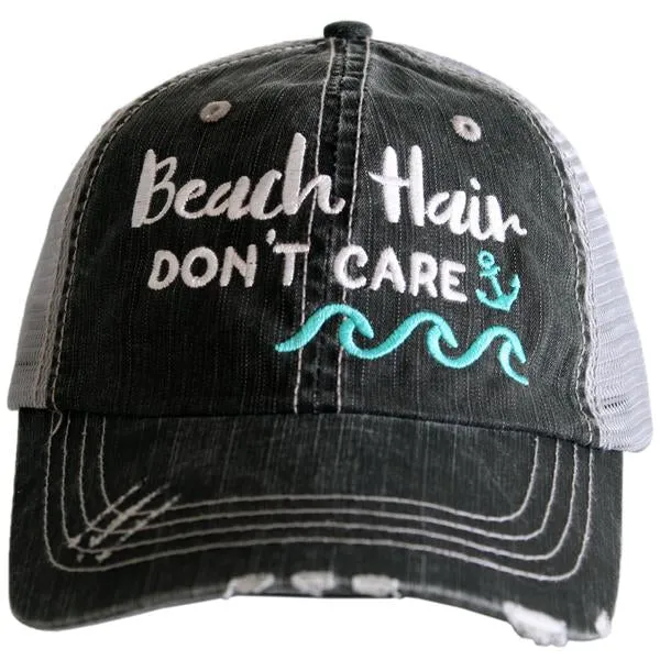 Beach Hair Don't Care Trucker Hair by Katydid