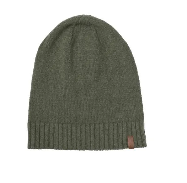 Beanie - Faux Cashmere (Beetle Green)