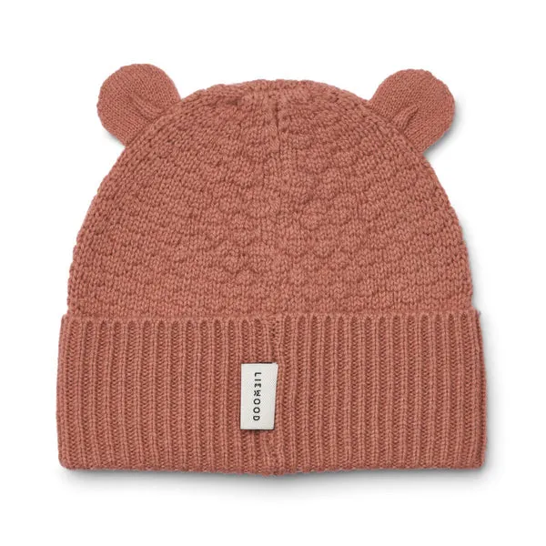 Beanie Hat W/ Ears - Miller - Dark Rosetta