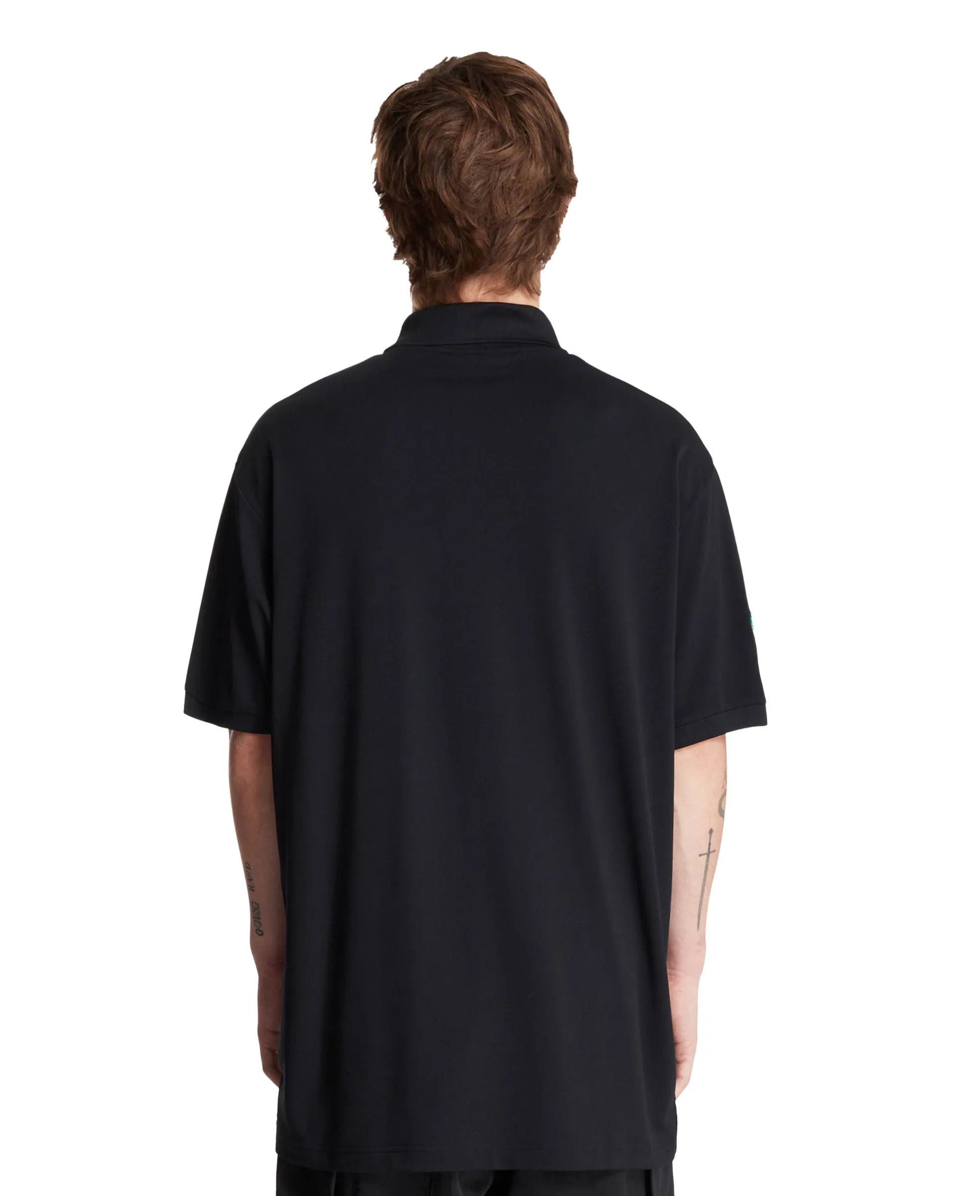 Black Logo Polo T-Shirt