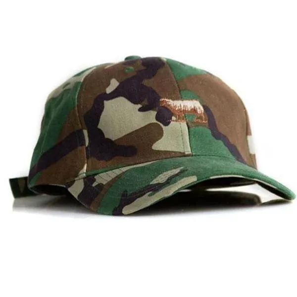 Black Sheep Camo Dad Hat Woodland Camo