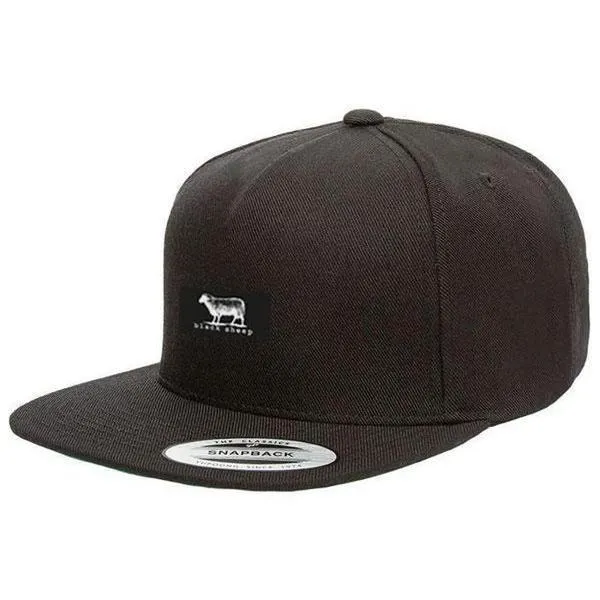 Black Sheep Icon Label Premium Snapback Black - Black