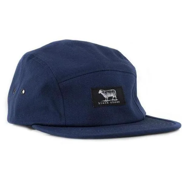 Black Sheep Label Series 5-Panel Camp Hat Navy