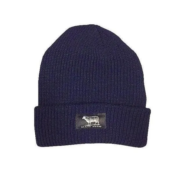 Black Sheep Label Series Cuff Beanie Navy