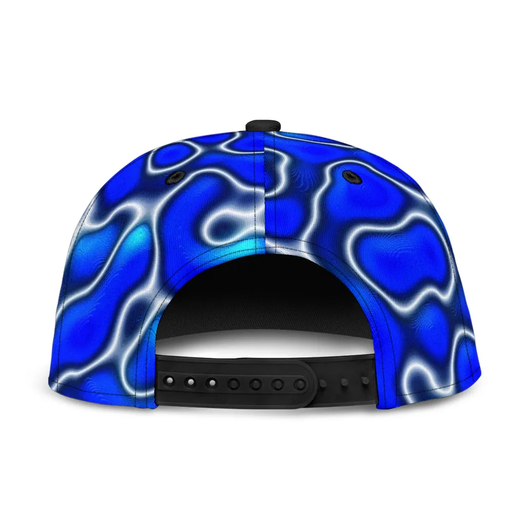 Blue Marble Snapback Hat