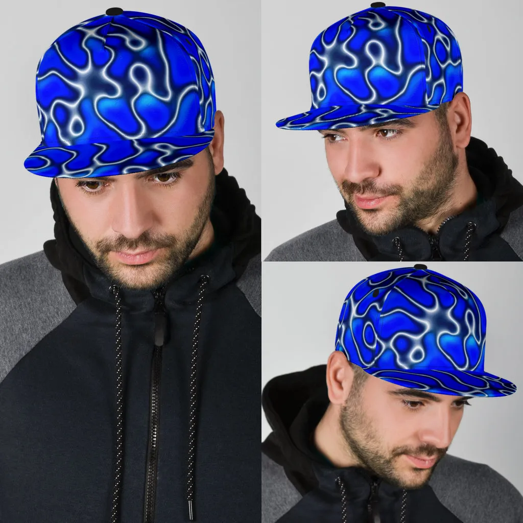 Blue Marble Snapback Hat