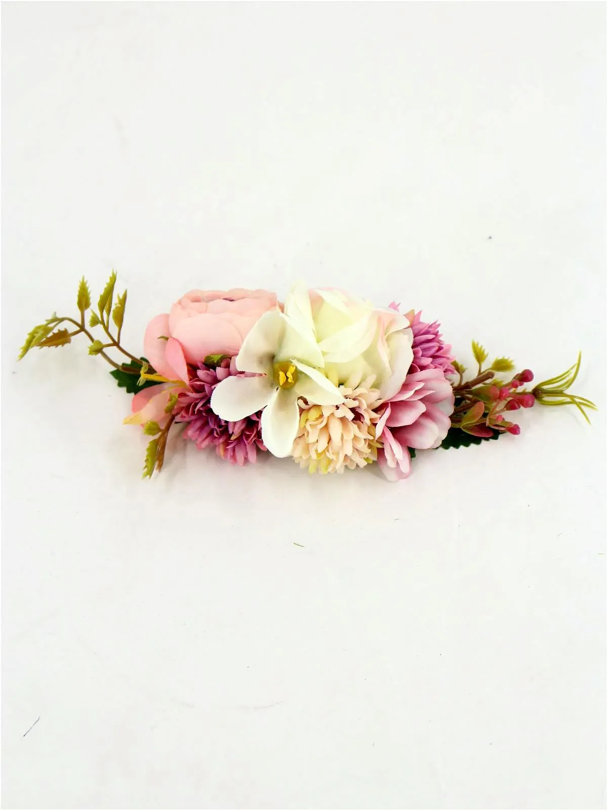 Blush Florals Vintage Style Hair Flower Comb