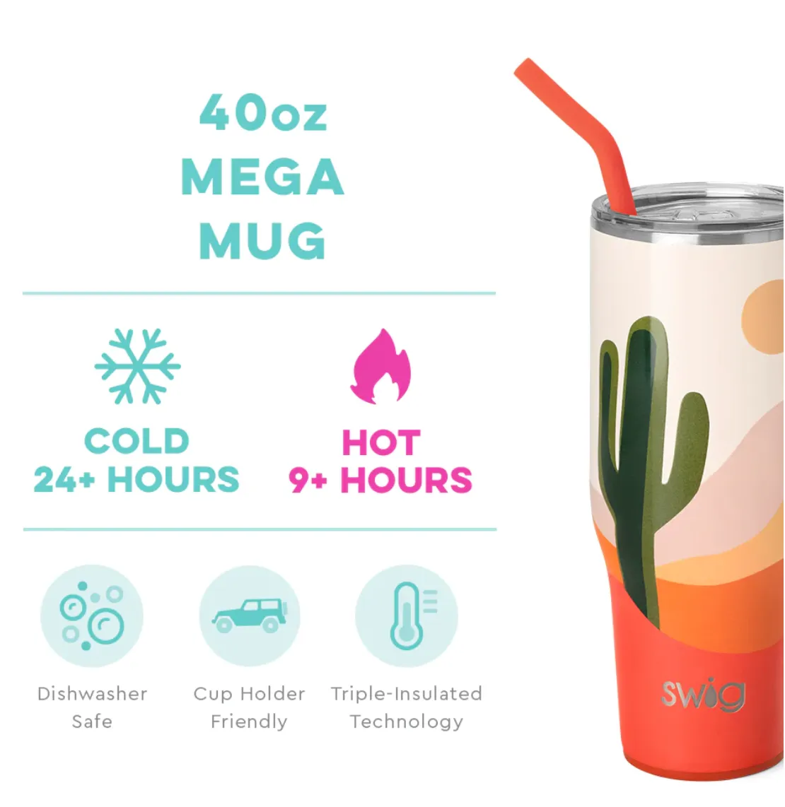 Boho Desert 40 oz Mega Mug