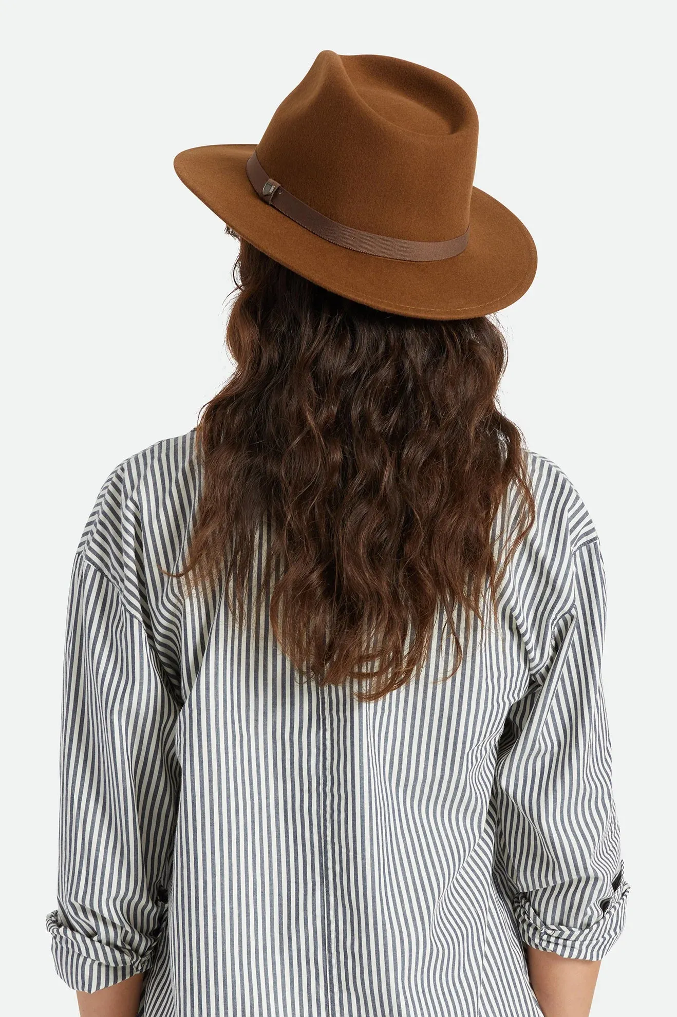 Brixton MESSER FEDORA - COFFEE