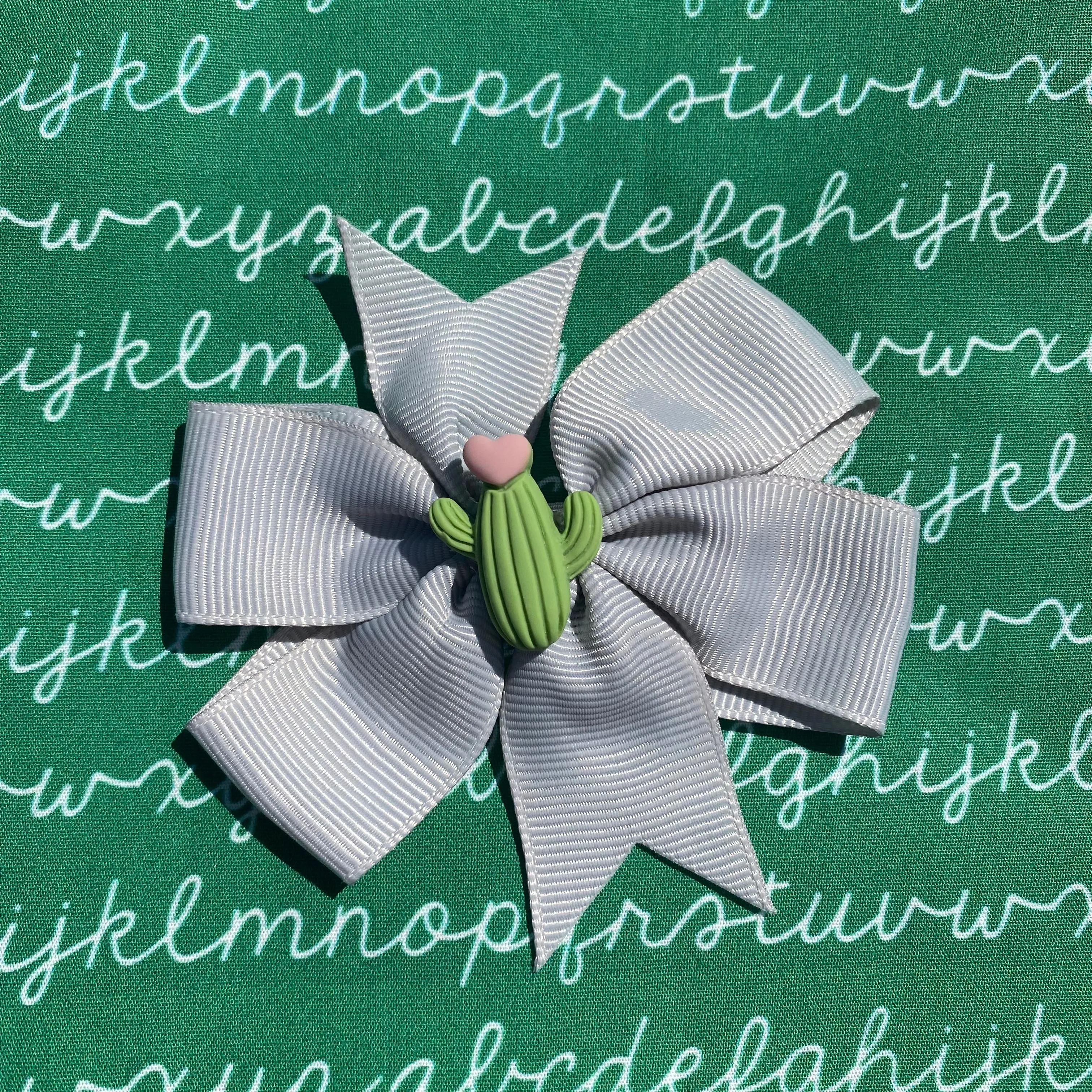 Cactus Hair Bow