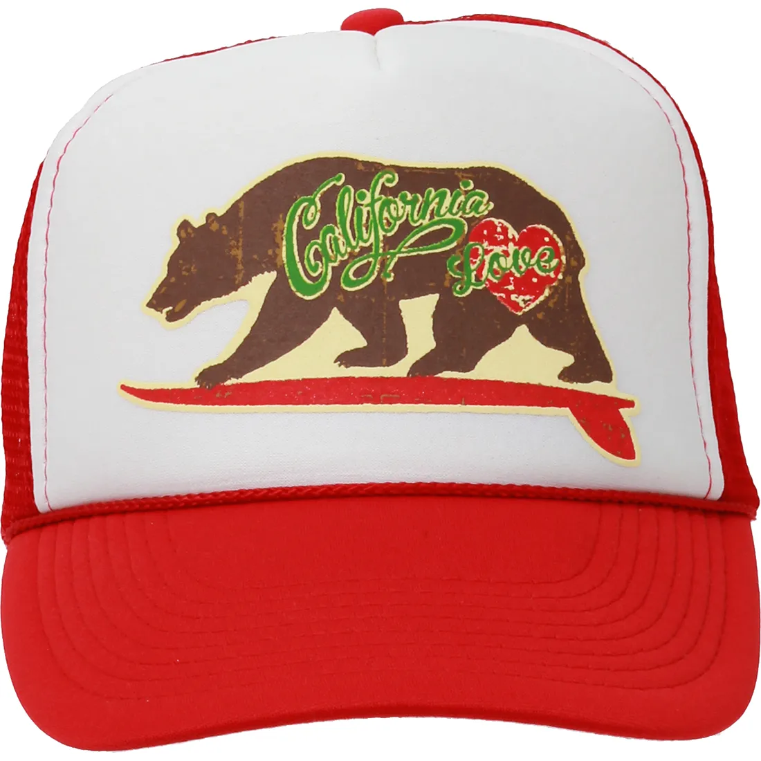 California Love Surfboard Truckers Cap