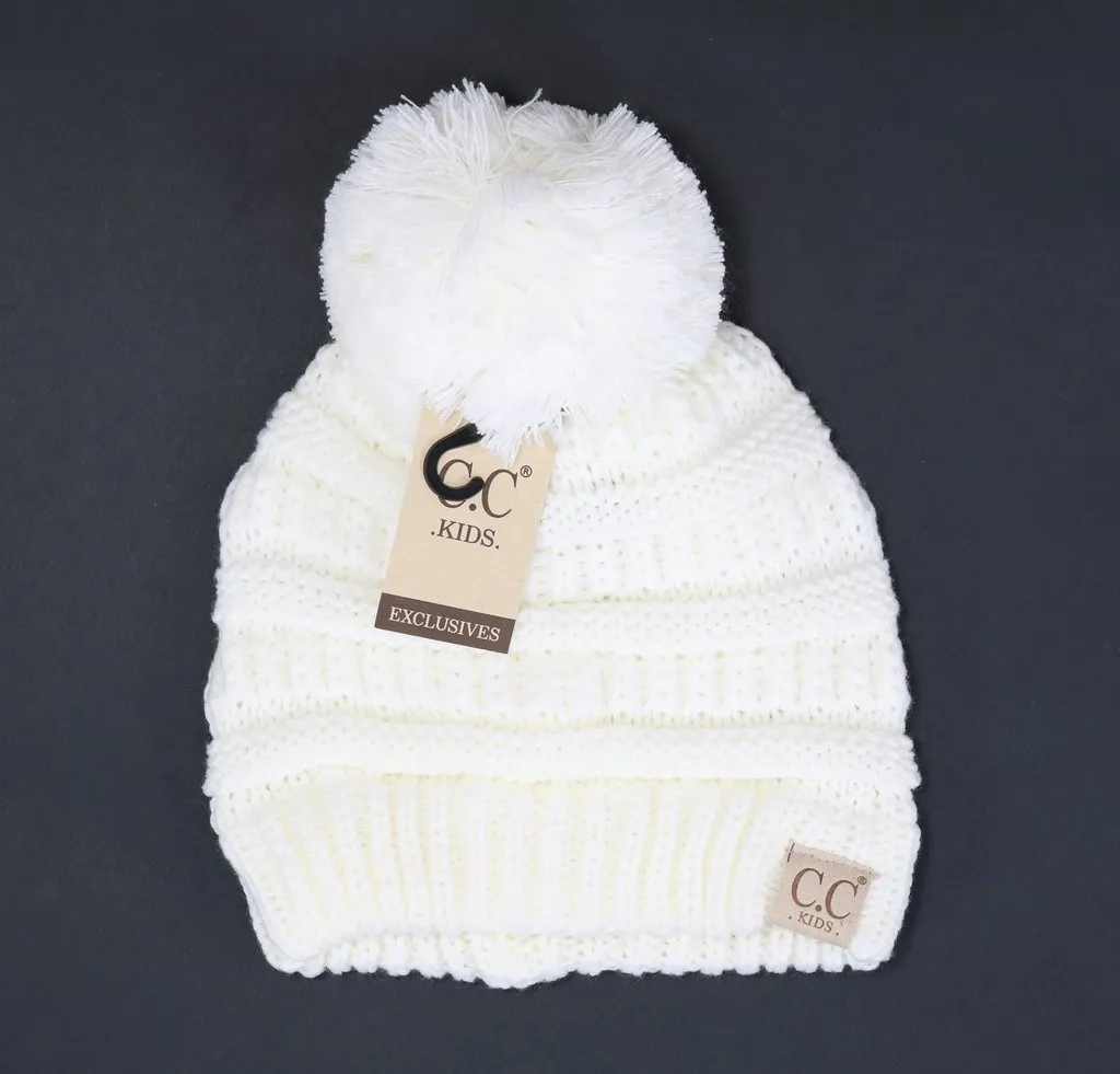 C.C. Kids Pom Beanie