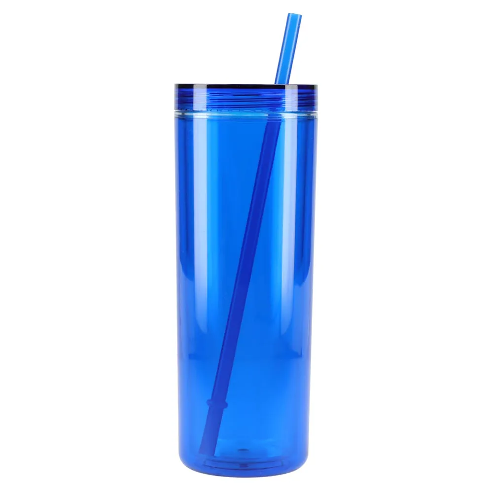 Chroma Recycled Acrylic Skinny Tumbler 16oz