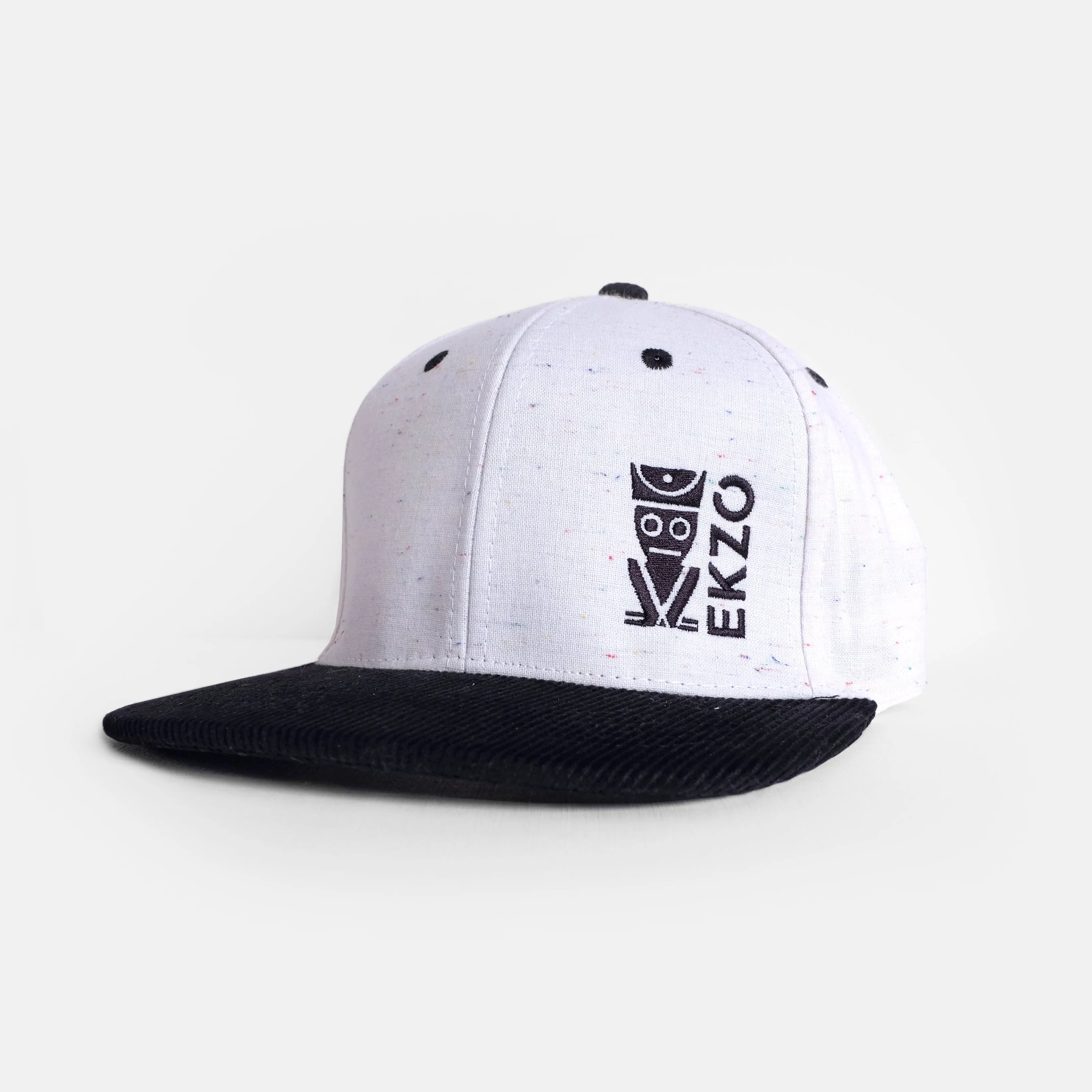 Corduroy Hat - White