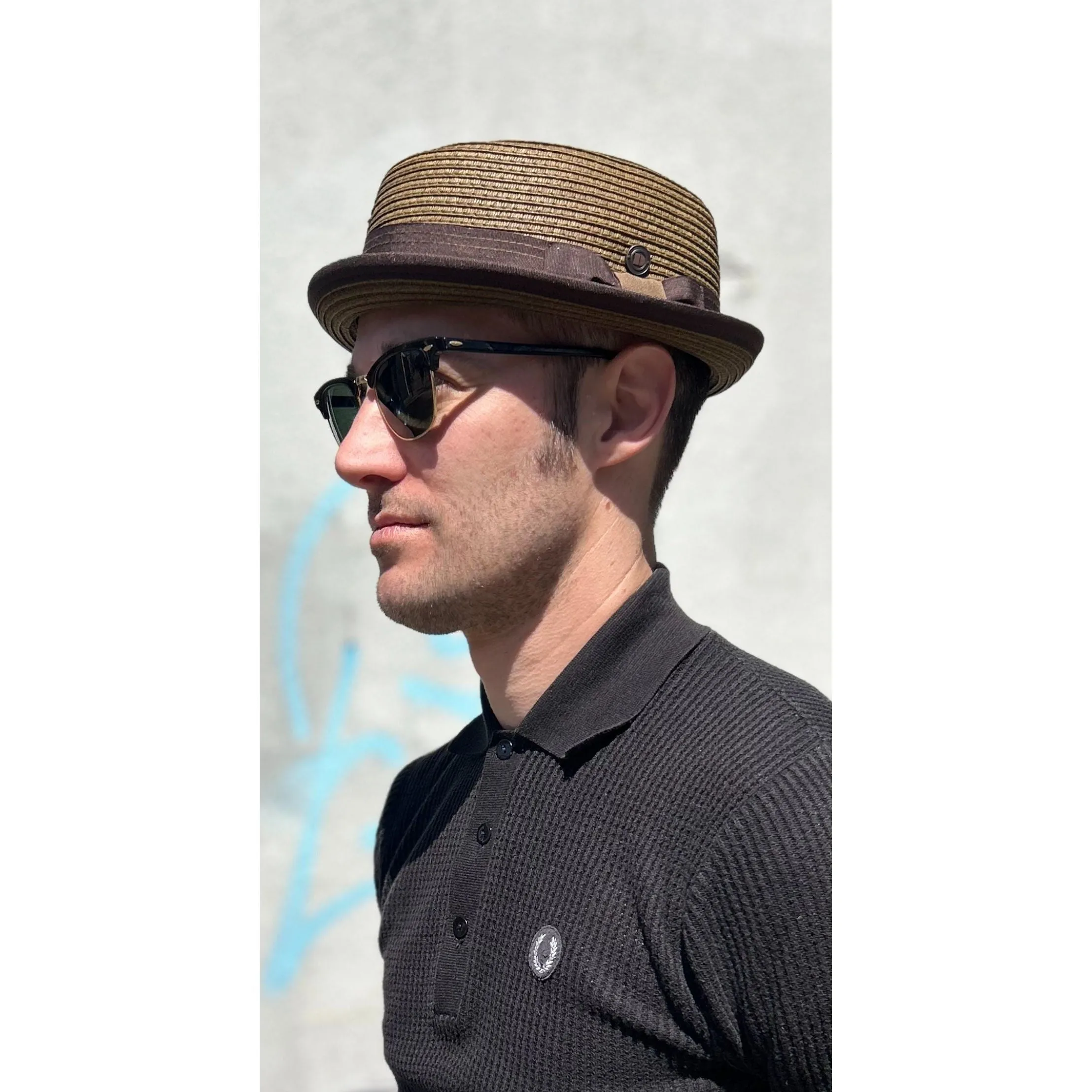 Dasmarca - Rico Woven Pork Pie Tobacco - Hat