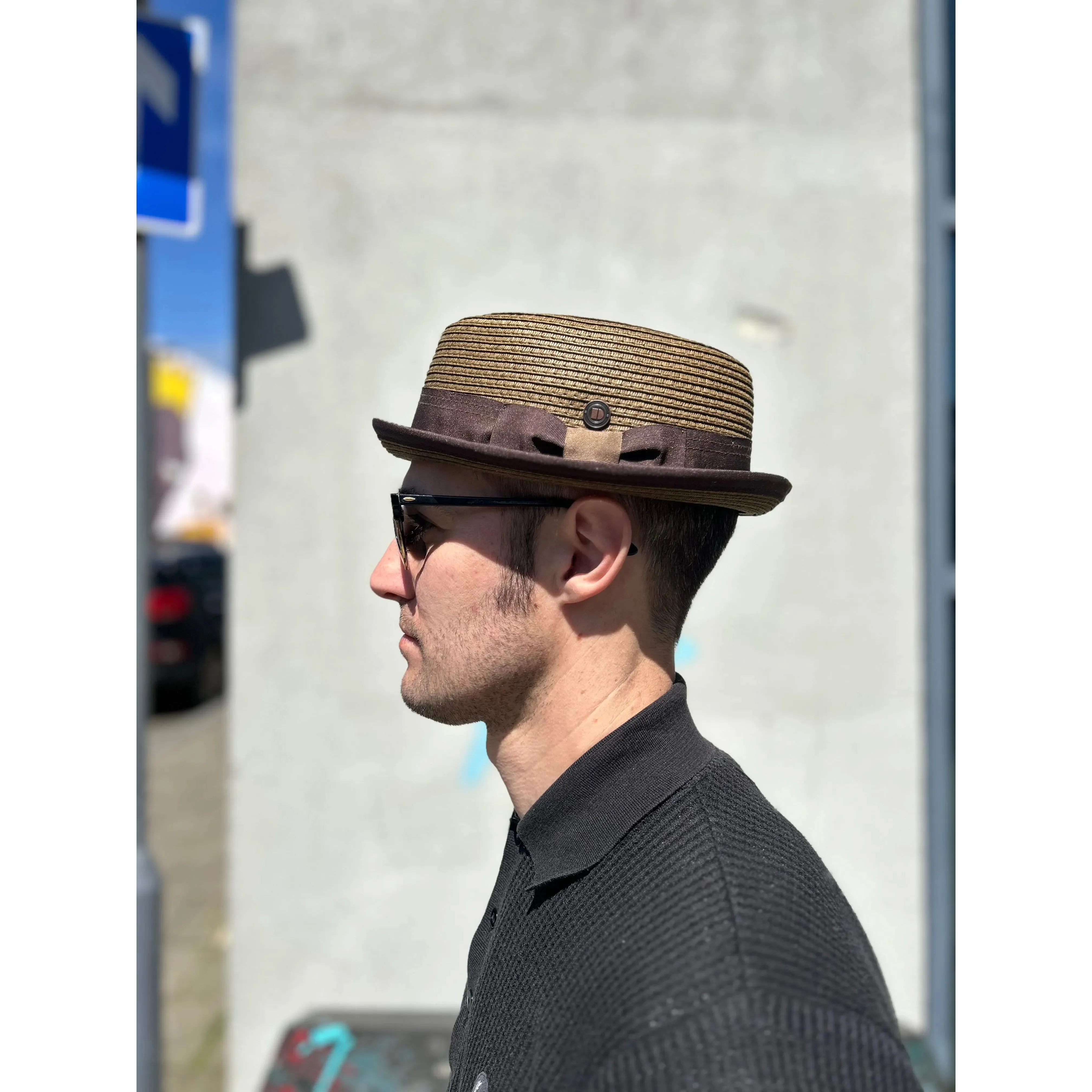 Dasmarca - Rico Woven Pork Pie Tobacco - Hat