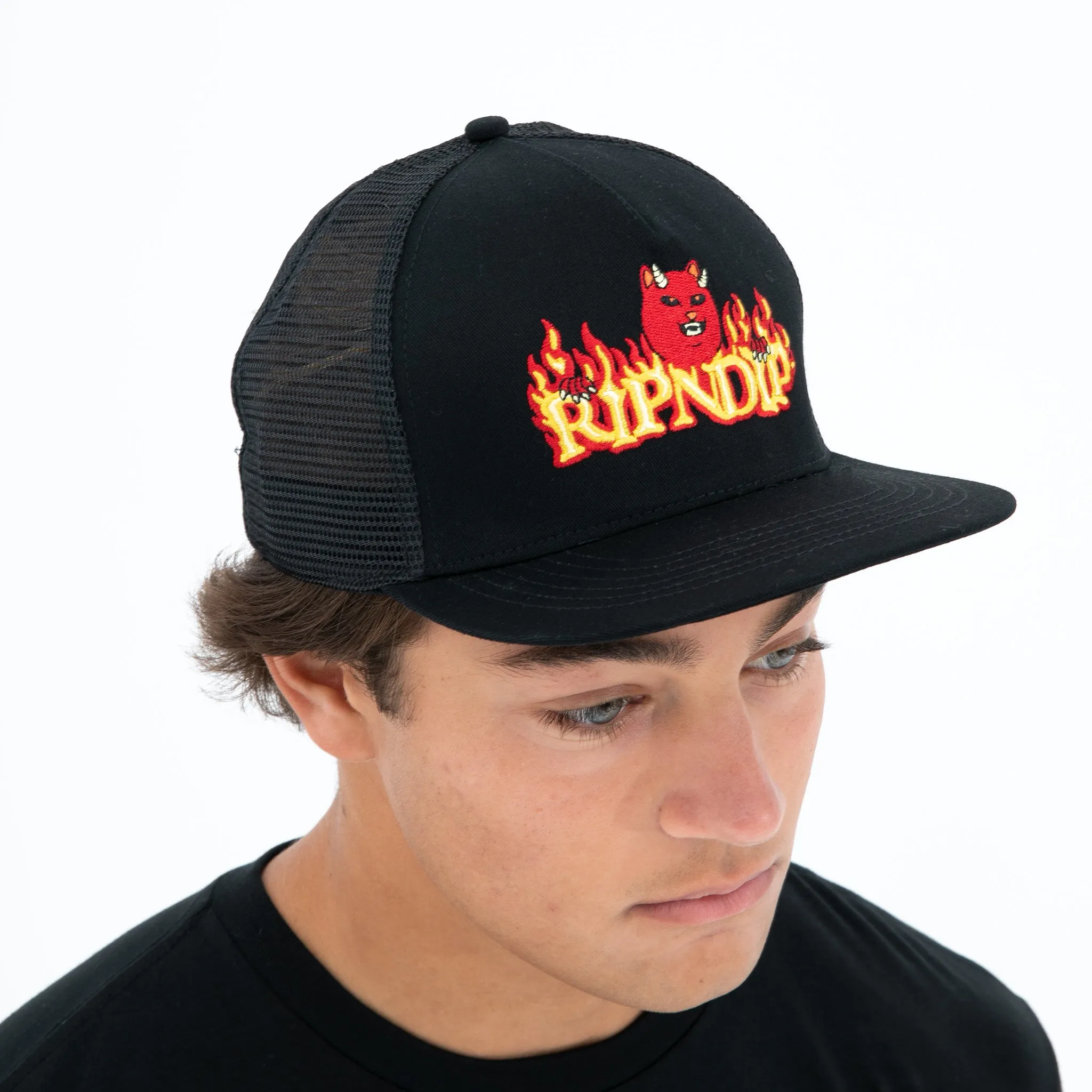 Devils Work Trucker Hat (Black)