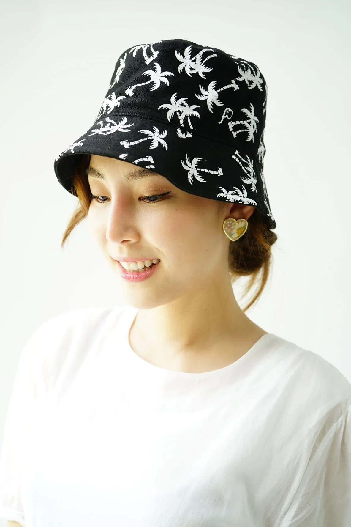 ELEPH HAT PALM - Free size : Black/White