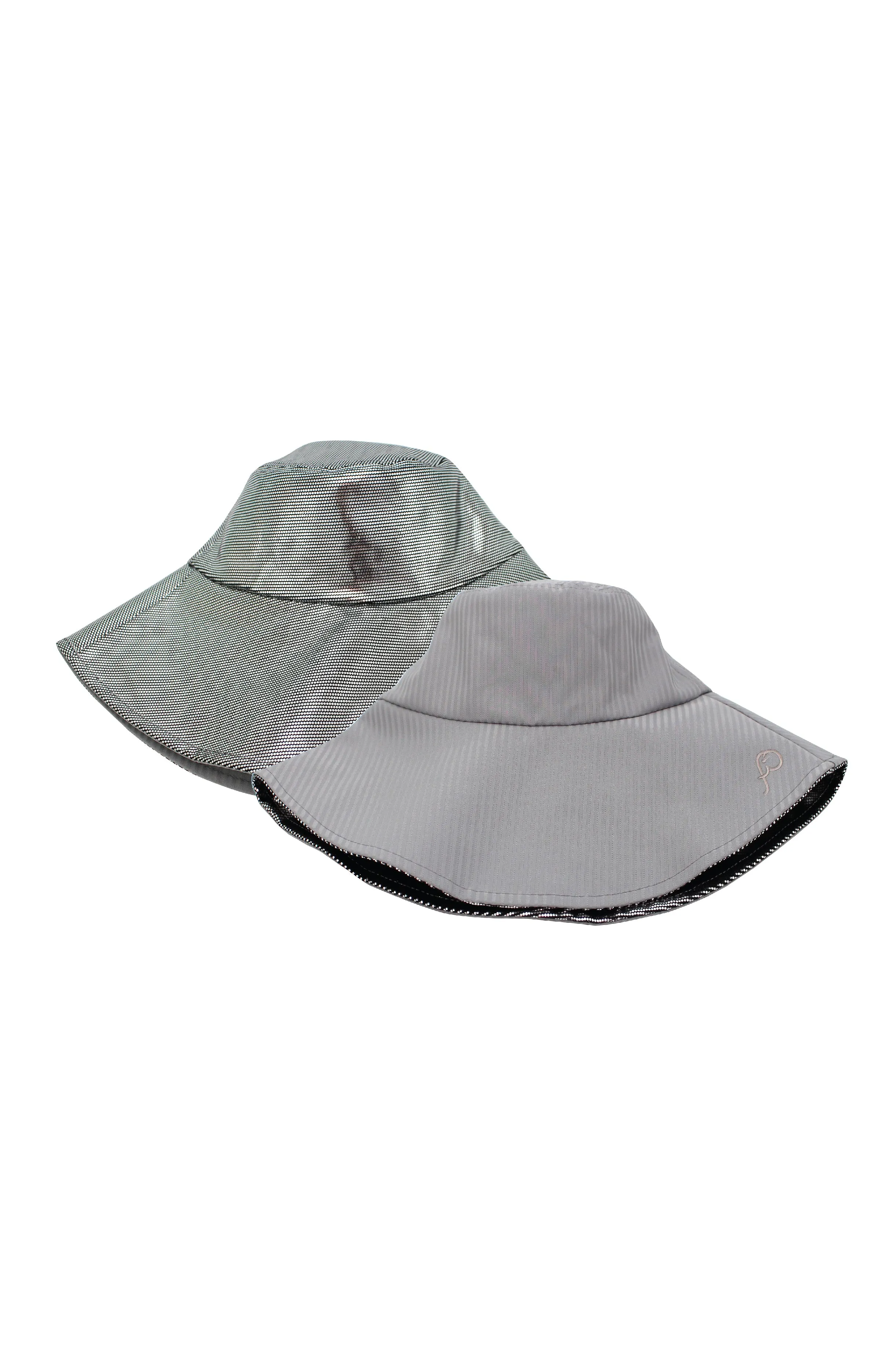 ELEPH PLEAT/DISCO REVERSIBLE HAT : Grey