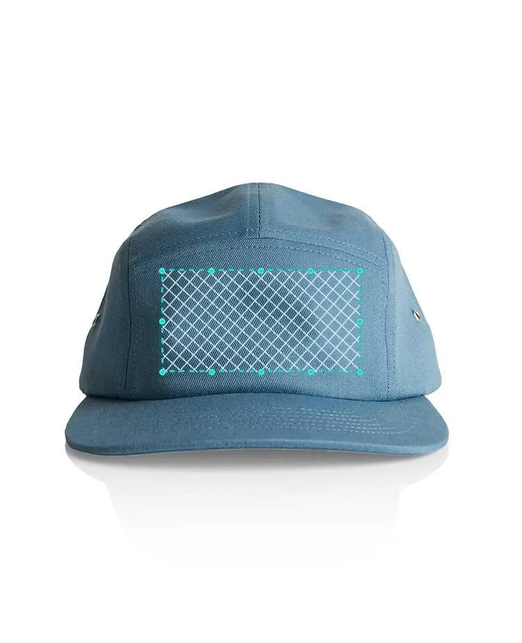 Embroidered AS Colour Finn Five Panel Cap