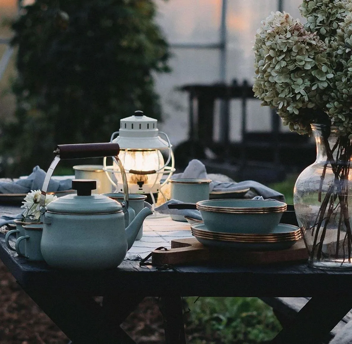 Enamel Teapot