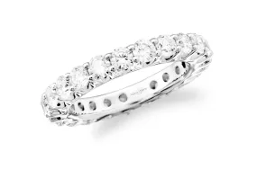 Eternity Ring 18kt Gold 24 Round Diamonds 1.48cts