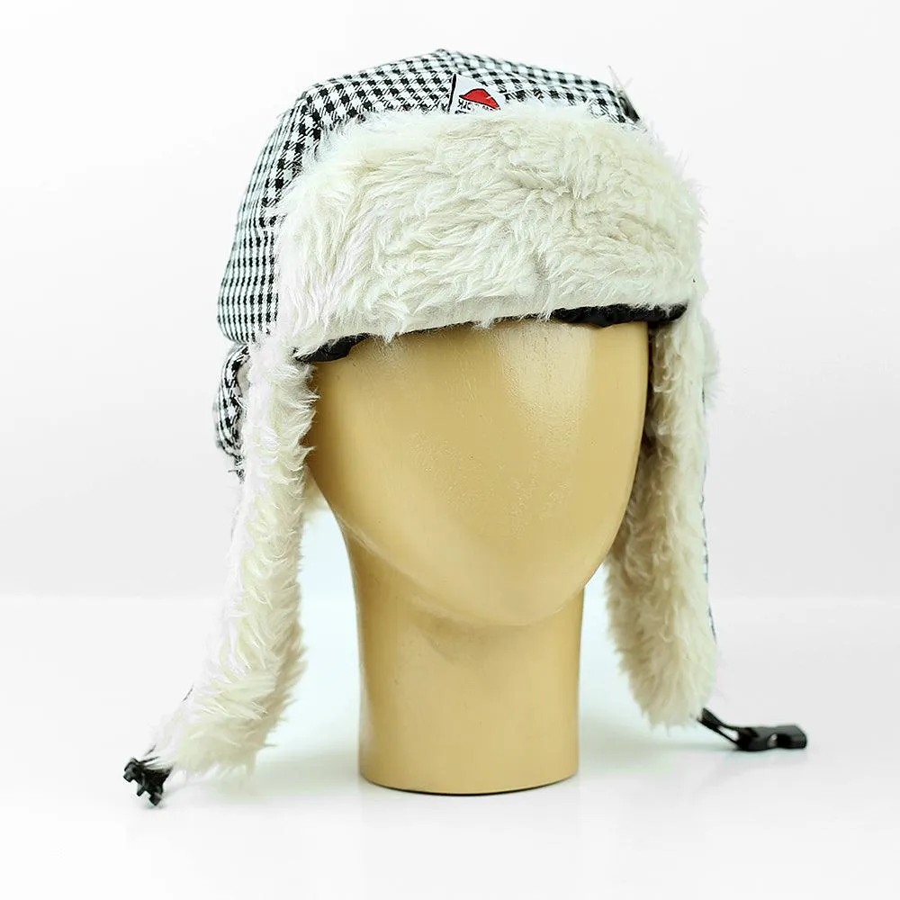 Faux Fur Ear Flap Russian Trapper Ushanka Bomber Hat