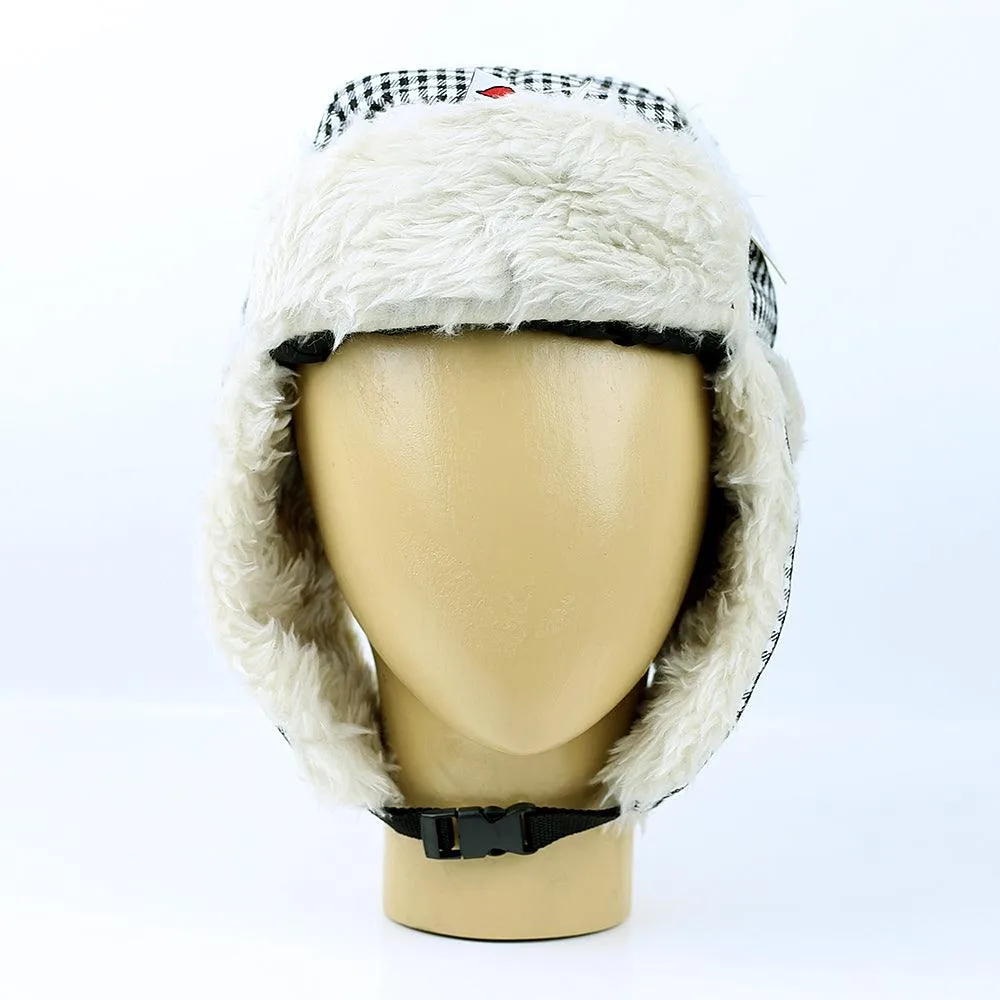 Faux Fur Ear Flap Russian Trapper Ushanka Bomber Hat