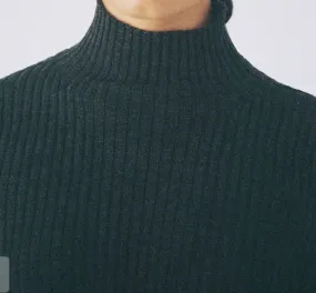 Fine ribbed wool turtle neck | Essence