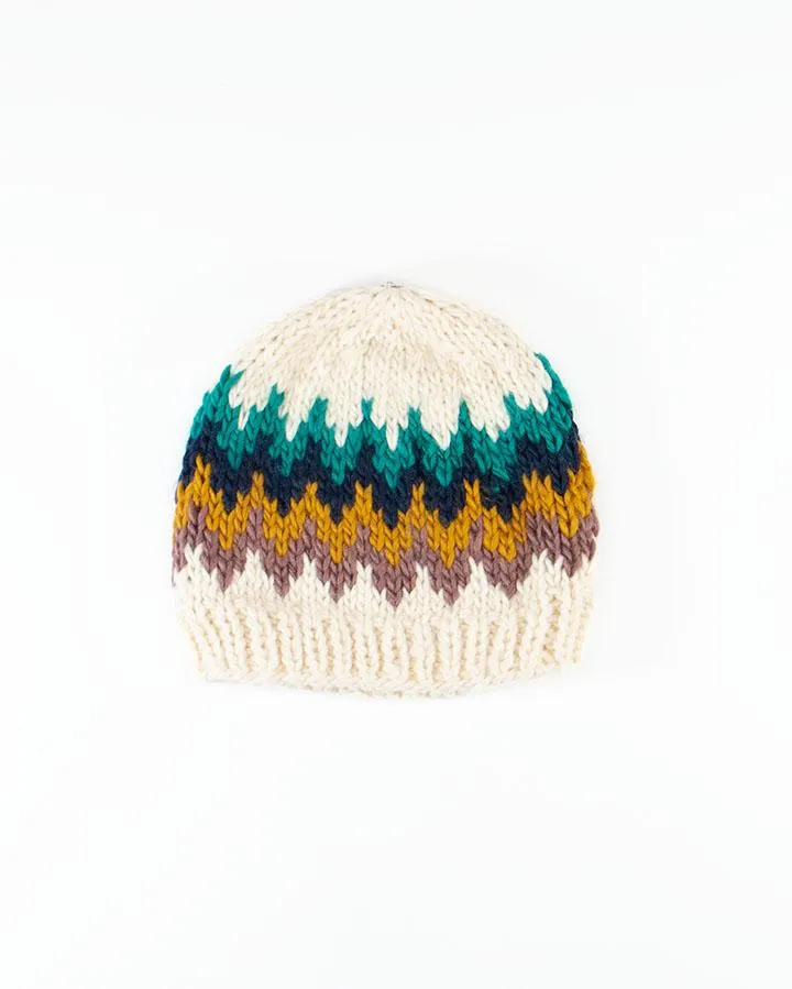 Grace & Lace Reversible Pom Hat (Snowcap)