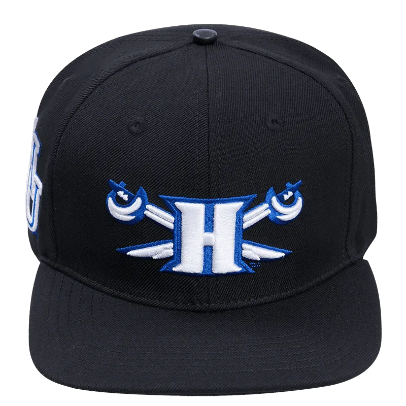 HAMPTON UNIVERSITY CLASSIC UNISEX WOOL SNAPBACK HAT (BLACK)