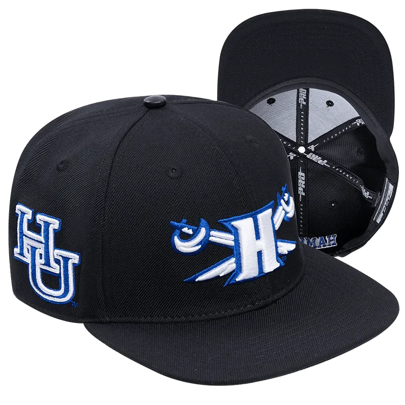 HAMPTON UNIVERSITY CLASSIC UNISEX WOOL SNAPBACK HAT (BLACK)