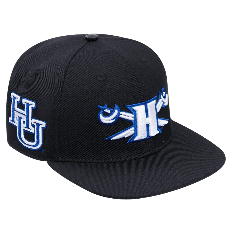 HAMPTON UNIVERSITY CLASSIC UNISEX WOOL SNAPBACK HAT (BLACK)