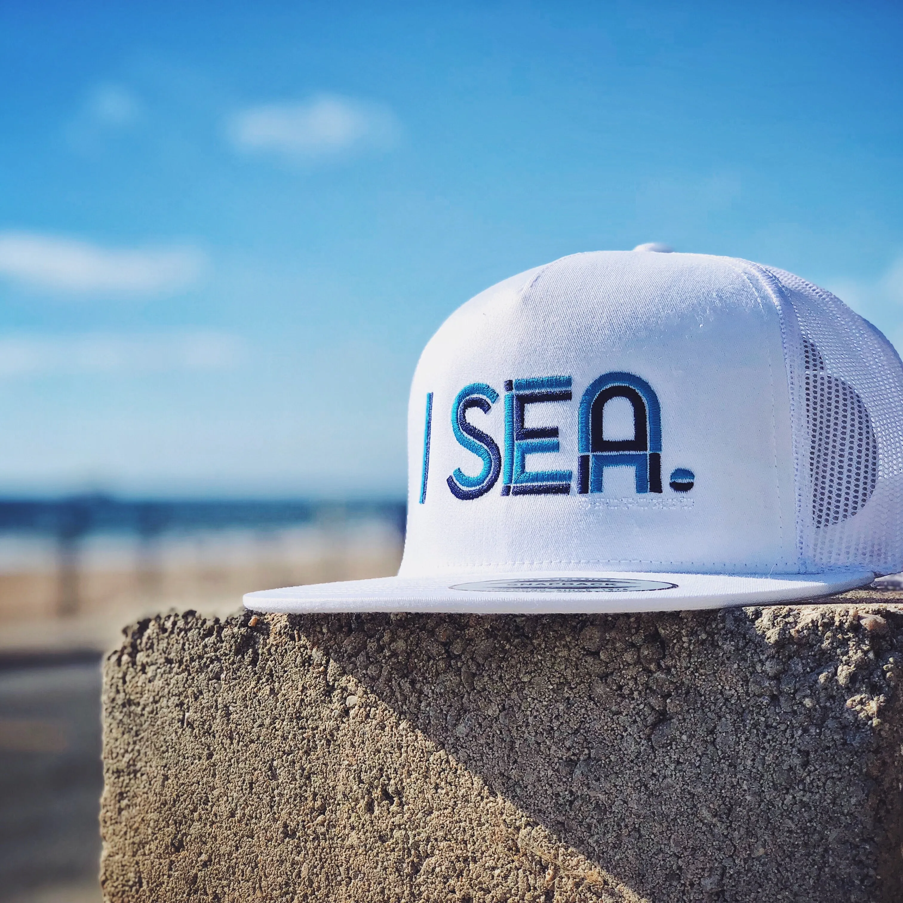 I Sea Flatbill Trucker Hat